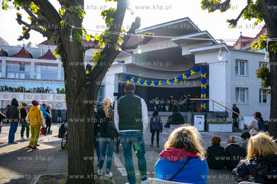 Sopot. Skwer Kuracyjny. Weekend Europejski. Koncert...