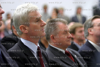 Michal Listkiewicz - prezes PZPN. 24.11.2003 fot. Wojtek...