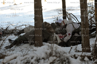 Rekonstrukcja bitwy w Ardenach przygotowana przez Muzeum...