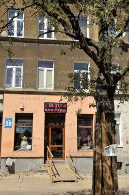 Gdansk. Dolne Miasto. Butik na ul. Lakowej. 6.05.2014...