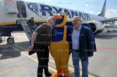 Port Lotniczy Gdansk. Konferencja Michael'a O'Leary...