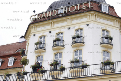 Sopot. Ogrody Grand Hotelu. Spotkanie Prezydentow Grupy...