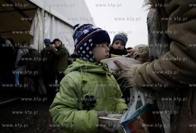 Gdansk Targ Weglowy. Wigilia dla ubogich i potrzebujacych.
24.12.2009
fot....