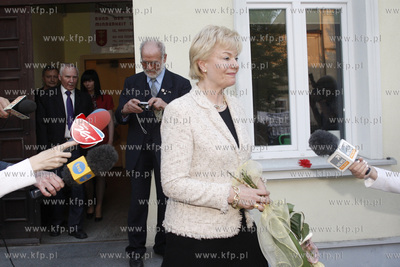 Gdansk. Zwiazek Mniejszosci Niemieckiej.Wizyta przewodniczacej...