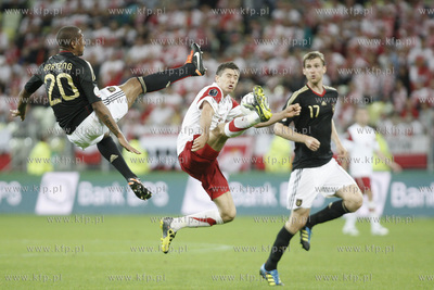 Gdansk. Stadion pilkarski PGE Arena. Mecz towarzyski...
