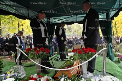 Pogrzeb prof. Andrzeja Zbierskiego na cmentarzu Srebrzysko...