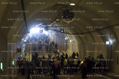 Gdańsk. Dzień otwarty tunelu pod Martwą Wisła....