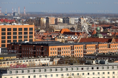Panorama Gdańska, widok z Góry Gradowej. 24.03.2019...