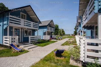 Wakacje w Łebie. Nz. Ośrodek wypoczynkowy Siesta...