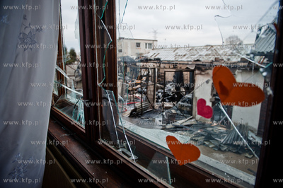 Gdansk. Trakt Sw. Wojciecha. Wybuch butli z gazem oraz...