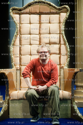 Gdansk. Teatr Wybrzeze. Proba medialna spektaklu pt...