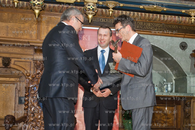 Gdansk. Dwor Artusa. Uroczystos rozdania nagrod Orlow...