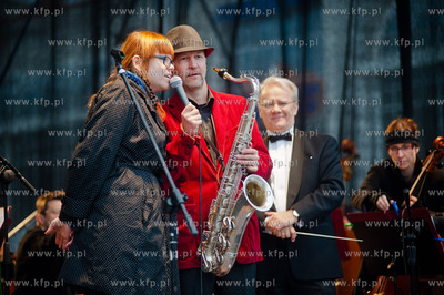 Plac Przyjaciol Sopotu. Sopot Ulica Artystow. Koncert...