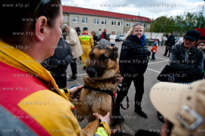 Gdansk Oliwa. Jednostka Strazy Pozarnej przy ul. Beniowskiego....