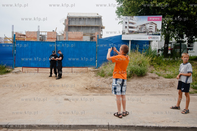 Tragiczny wypadek na budowie osiedla przy ulicy Uczniowskiej...