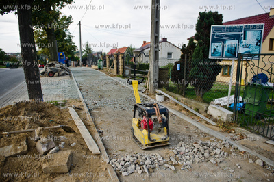 Gdansk. Remont chodnika przy ulicy Ludwika Beethowena.
02.10.2014
fot....