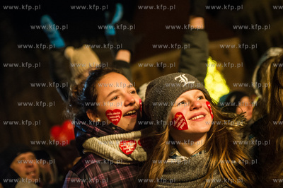 Gdansk. Targ Weglowy. 23 Final Wielkiej Orkiestry Swiatecznej...