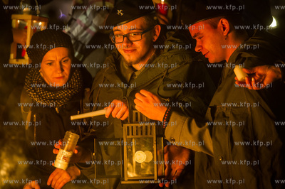 Gdansk. Dlugi Targ. Zuchy i harcerze Choragwi Gdanskiej...