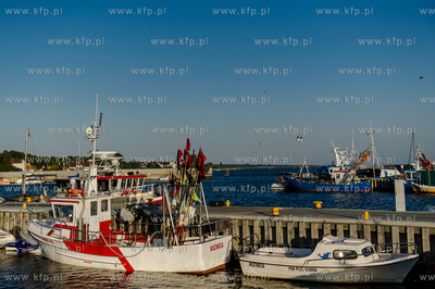 Port rybacki w Kuznicy. 19.08.2015 fot. Mateusz Ochocki...