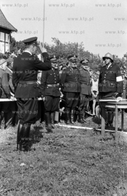 Zawody drużyn strażackich w Pruszczu Gdańskim. (Lata...