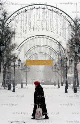 Obfite opady sniegu w Slupsku.
03.01.2009
Fot. Arturo...