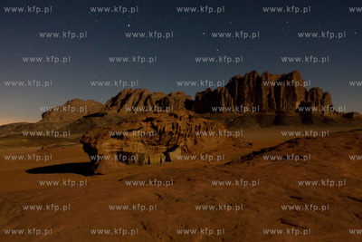 Wadi Rum Jordania NZ Pustynia Wadi Rum. 04.11.2009...