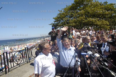 Kolobrzeg
Bronislaw Komorowski, marszalek Sejmu RP...