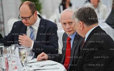 Sopot. Hipodrom. Letnia Gala Biznesu. n/z Pawel Adamowicz,...