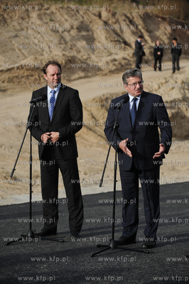 Gdansk. Budowa drogi ekspresowej S7 - Poludniowej Obwodnicy...