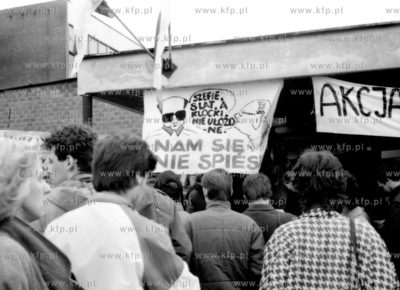Gdansk. Strajk majowy na Uniwersytecie Gdanskim, Wydzial...