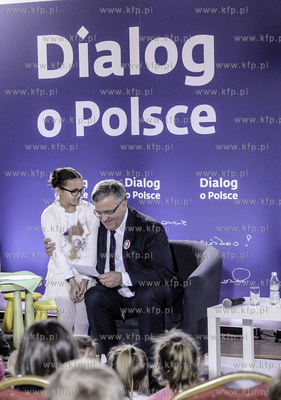 Zamek Gniew. Spotkanie Prezydenta Bronislawa Komorowskiego...