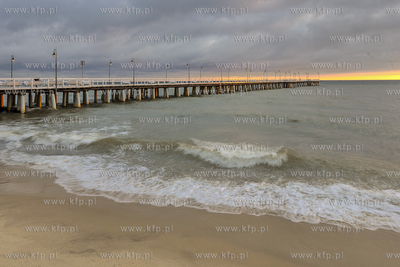 Gdynia. Molo w Orlowie. 06.01.2016 fot. Fot.Jan harb...