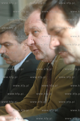 Konferencja prasowa w siedzibie Solidarnosci w Gdanksu...