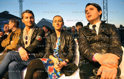 Sopot Fashion Day na molo w Sopocie. Wsrod gosci Piotr...