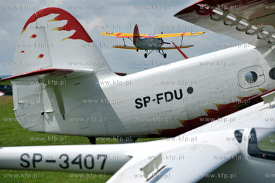 Lotnisko w Pruszczu Gdanskim w dniu 80 lecia Aeroklubu...