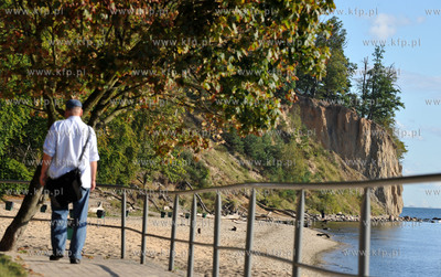 Gdynia, Orlowo. Widok na klif. 17.09.2009 fot. Maciej...