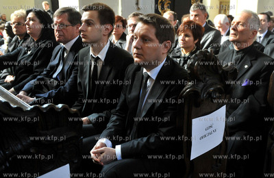 Gdansk. Kosciol sw. Mikolaja. Msza zalobna za posla...