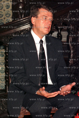 Andrzej Zurowski - krytyk teatralny. 08.98 Fot. Maciej...