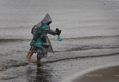 Letni deszczowy dzien w Sopocie. Nz plaza.
08.07.2009
fot....