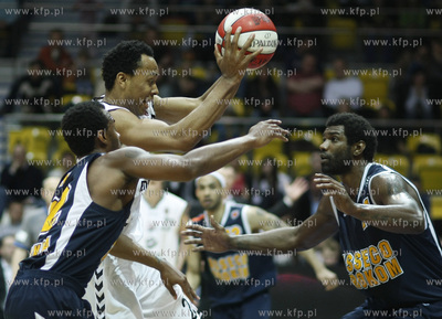 Gdynia. Polska Liga Koszykowki. Drugi mecz cwiercfinalowy...