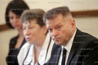 Gdansk. Hotel Scandic. Konferencja prasowa Krzysztofa...