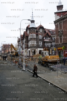 Gdansk. Rewitalizacja ul. Wajdeloty. 27.12.2013 fot....