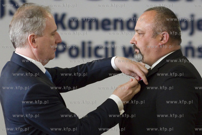 Aula Komendy Wojewódzkiej Policji w Gdańsku przy...