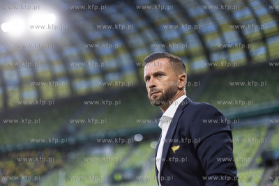 Ekstraklasa. Lechia Gdańsk - Motor Lublin. Nz. trener...