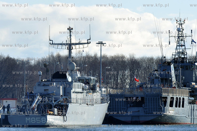 Okrety Stalego Zespolu Obrony Przeciwminowej NATO (SNMCMG-1)...