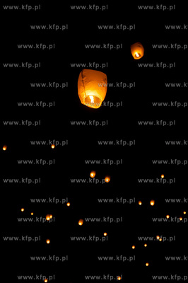 Pruszcz Gdanskich. Pierwsza edycja Festiwalu Swiatla.
Nz...