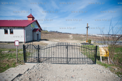 Gdansk. Lostowice. Teren parafi Bl. Jana Pawla II,...