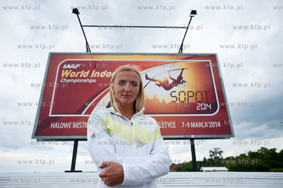 Sopot. Konferencja prasowa poprzedzajaca zawody Tyczka...