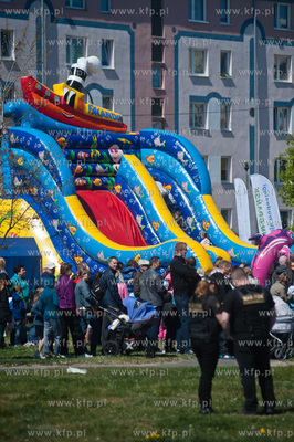 Gdansk. Przymorze. Festyn dla dzieci pt. Wodna Kraina...