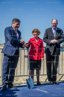 Gdansk. Terminal kontenerowy DCT. Uroczystosc inauguracji...